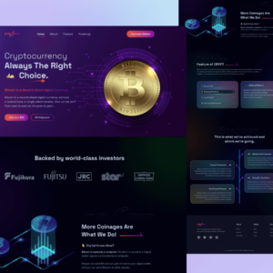 Crypto Landing Page Design
