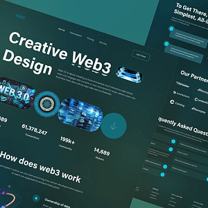 Web3 Landing Page Design